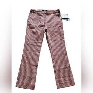 NWT Max Mara Weekend  Womens Multicolor Capri Flare Pants Sz US 6 UK 8 FR 38